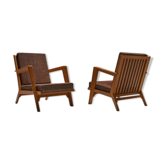 Elmar Berkovich's Modernist Chairs Pair - 1950s