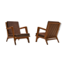 Elmar Berkovich's Modernist Chairs Pair - 1950s