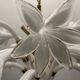Midcentury Murano Glass Flower Chandelier by Franco Luce