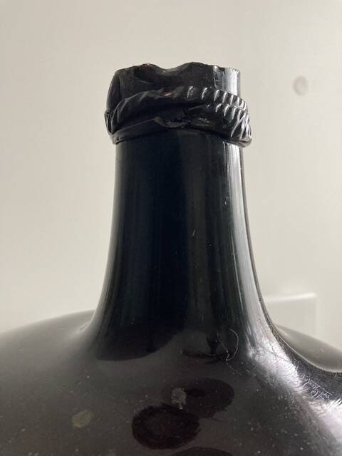 Amber demijohn 50l late 19th century