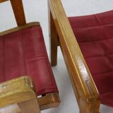 Set of two dutch design unique pair of armchairs by Hein Stolle