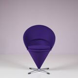 Chaise « Cone » des années 1960 par Verner Panton pour Plus Linje, Danemark