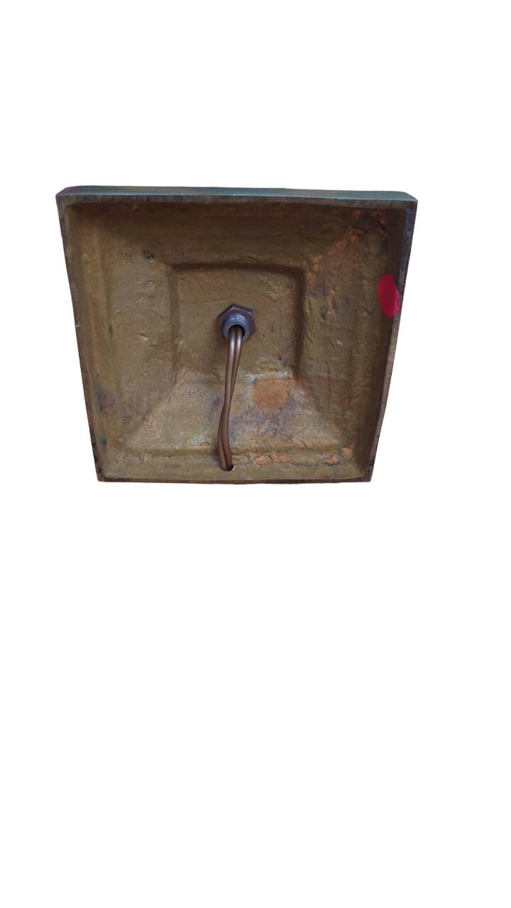 Paires de lampes style empire Abat jour rouge