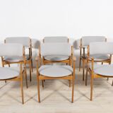 Oak Model 49 Dining Chairs by Erik Buch for Odense Maskinsnedkeri / O.D. Møbler, 1960s, Set of 6