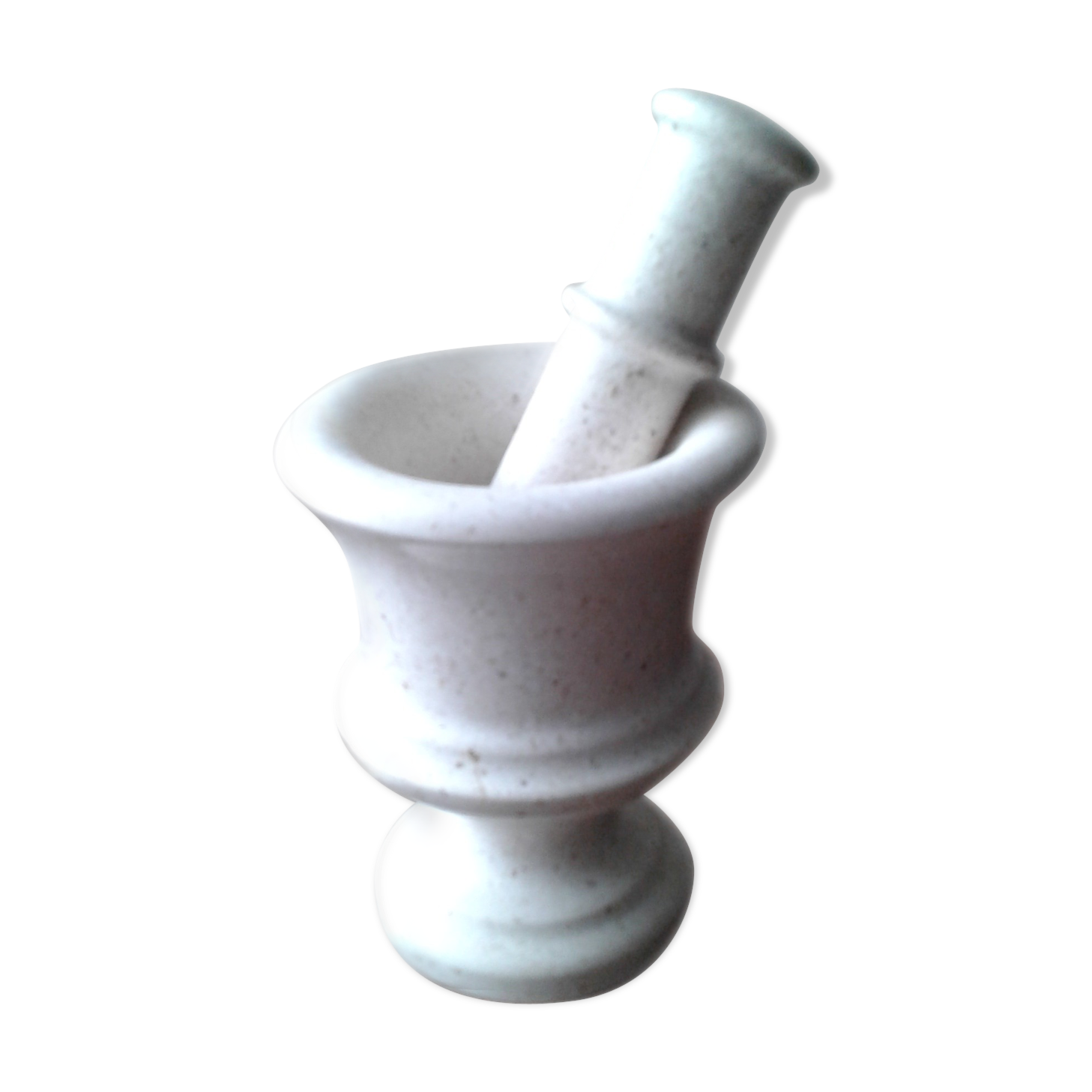 Marble mortar and pestle