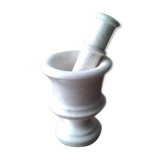 Marble mortar and pestle
