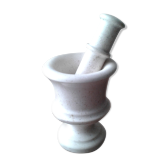 Marble mortar and pestle