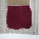 Wine Color Vintage Textile Wall Hanging, Handwoven Tapestry, 106x116 Cm