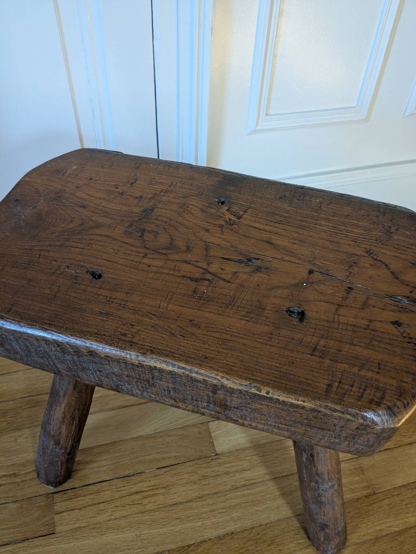 Brutalist tripod stool