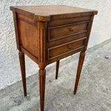 Pair of Louis XVI style bedside tables