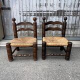 Pair of low chairs