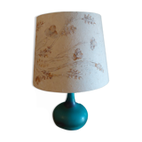 Ceramic lamp the Dieulefit caves, with its lampshade