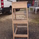 Library wooden stool
