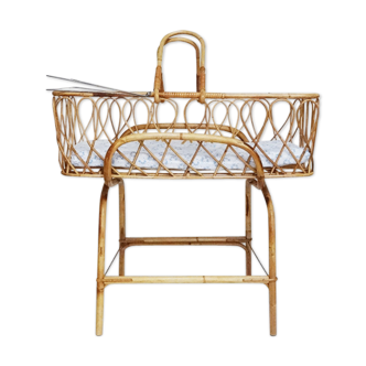 Rattan crib for baby Elia