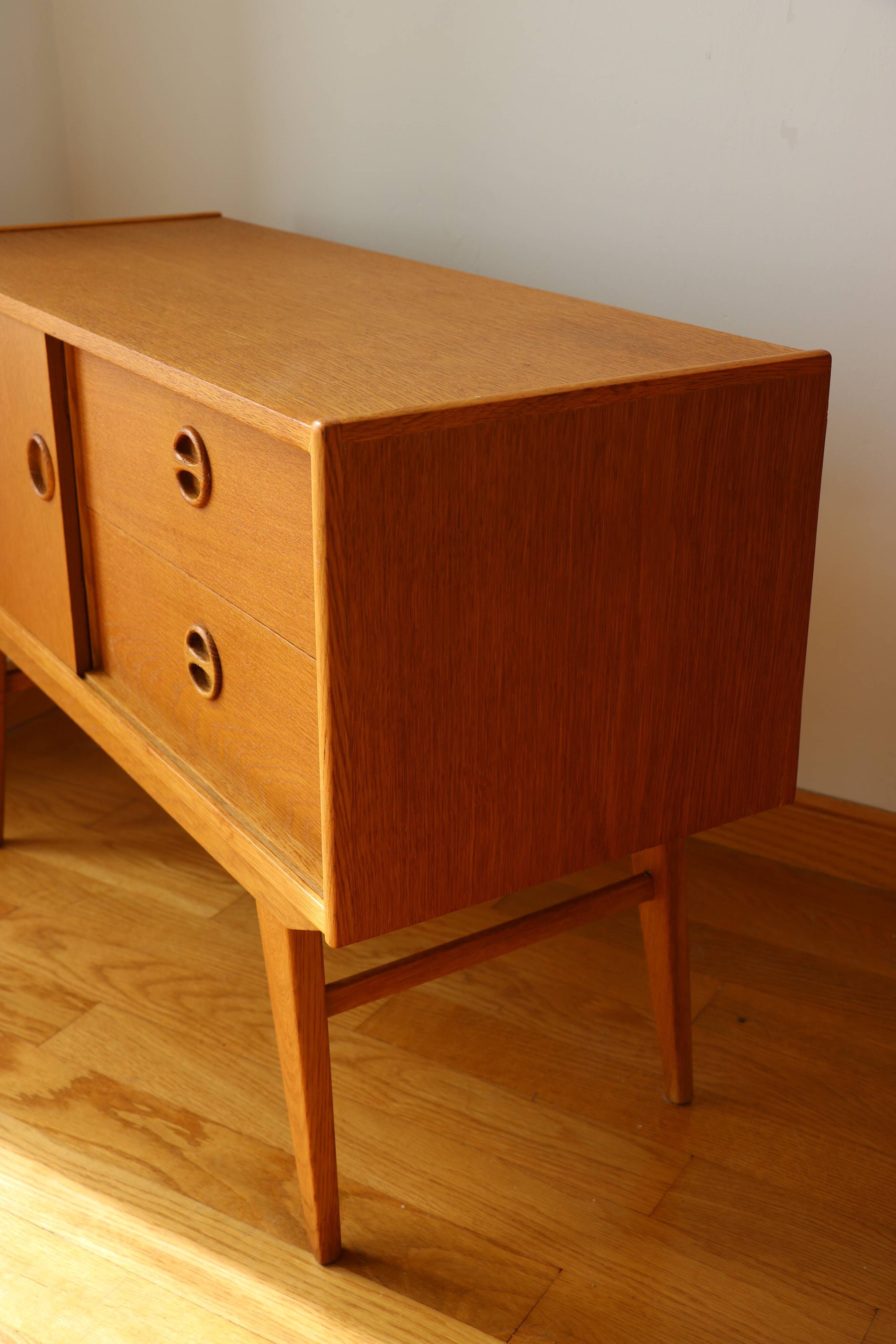 Low sideboard or small Scandinavian TV cabinet, 1960