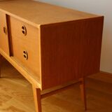 Low sideboard or small Scandinavian TV cabinet, 1960