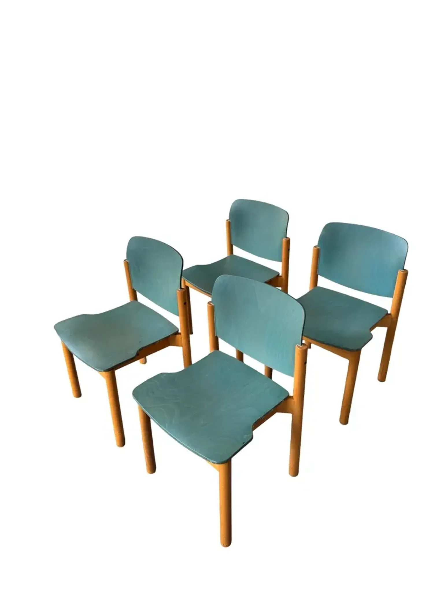 Mid-Century Stackable Dining Chairs by Kusch + Co