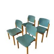Mid-Century Stackable Dining Chairs by Kusch + Co