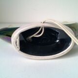 Iridescent ceramic lamp by Verceram France c.1960