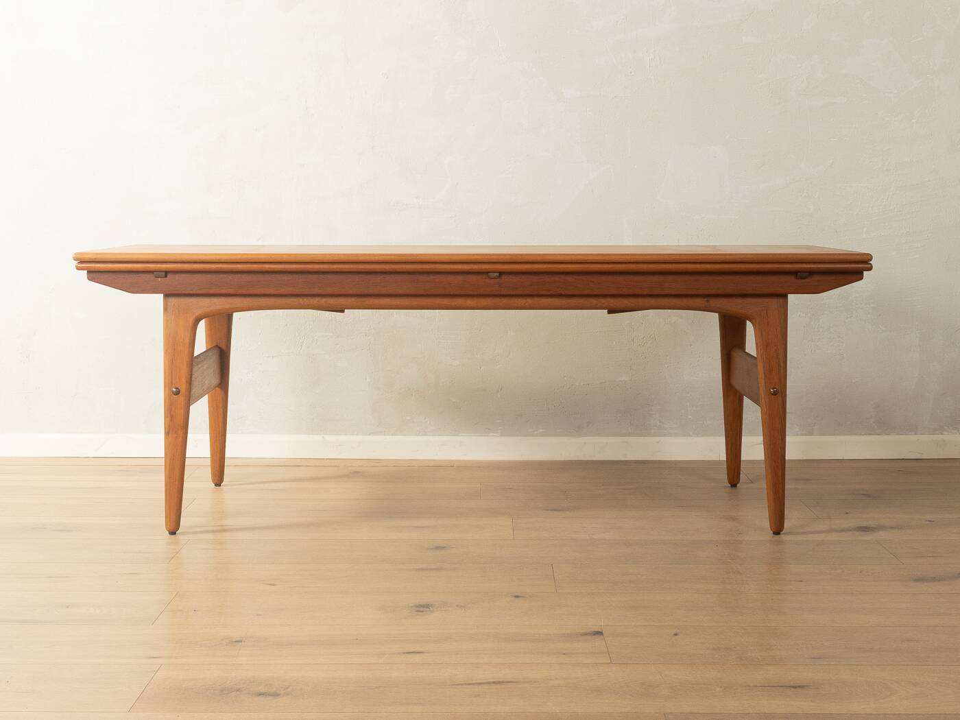 Convertible coffee table by Trioh in teak, Denmark