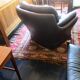 Leather pod club chair Brazilian influence, 1960s