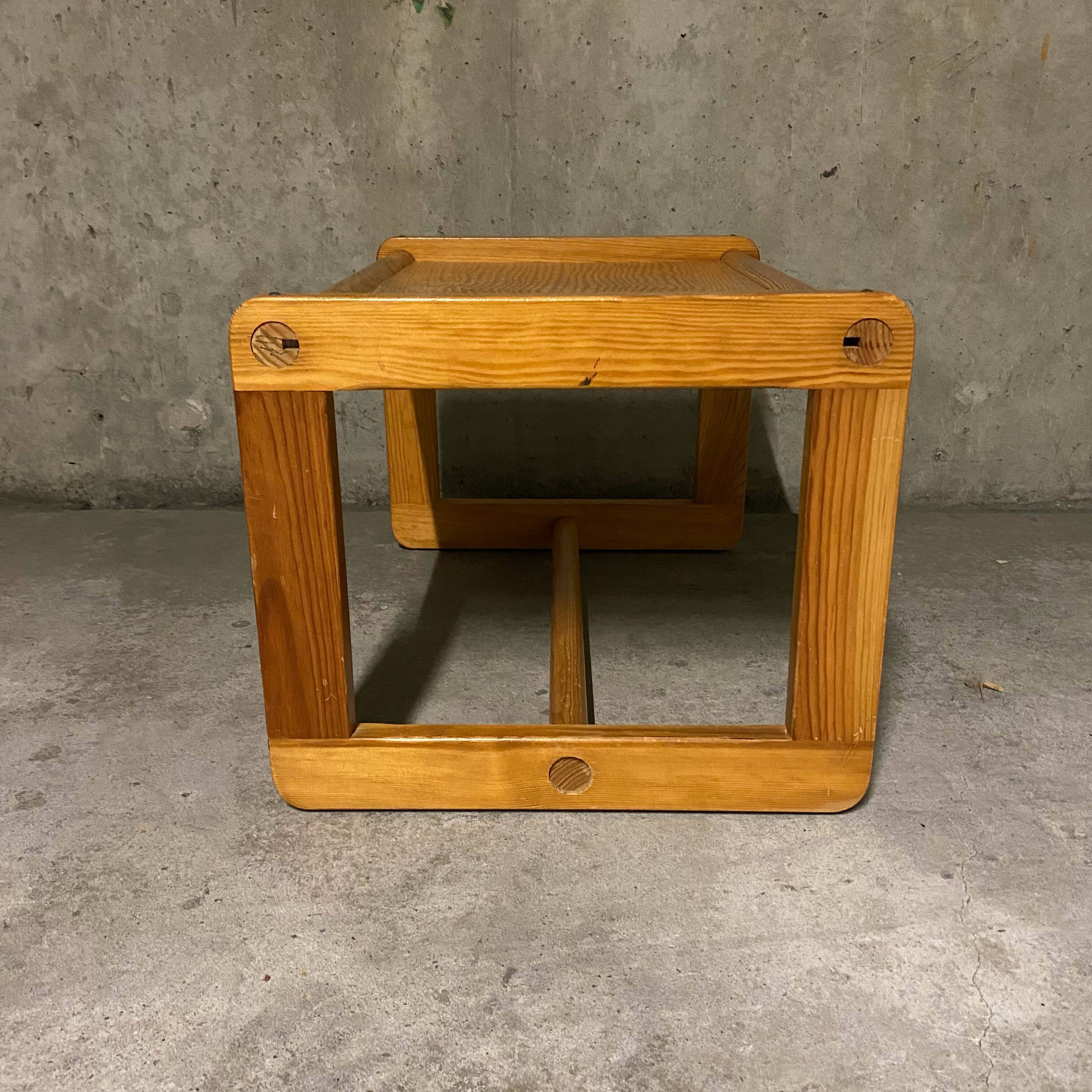 Brutalist children's chair and desk Habitat 1970