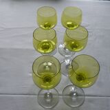 Suite de 6 verres à pied Baccarat