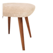 Tabouret Beige Mid-Century Modern, Europe, années 1960