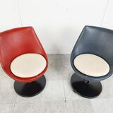 Pair of polaris chairs by Pierre Guariche for Meurop, 1960s