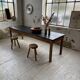 Table de ferme pin noire 250 cm