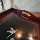 Lacquered mahogany top