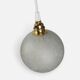 Small speckled frosted glass ball pendant – 1970s