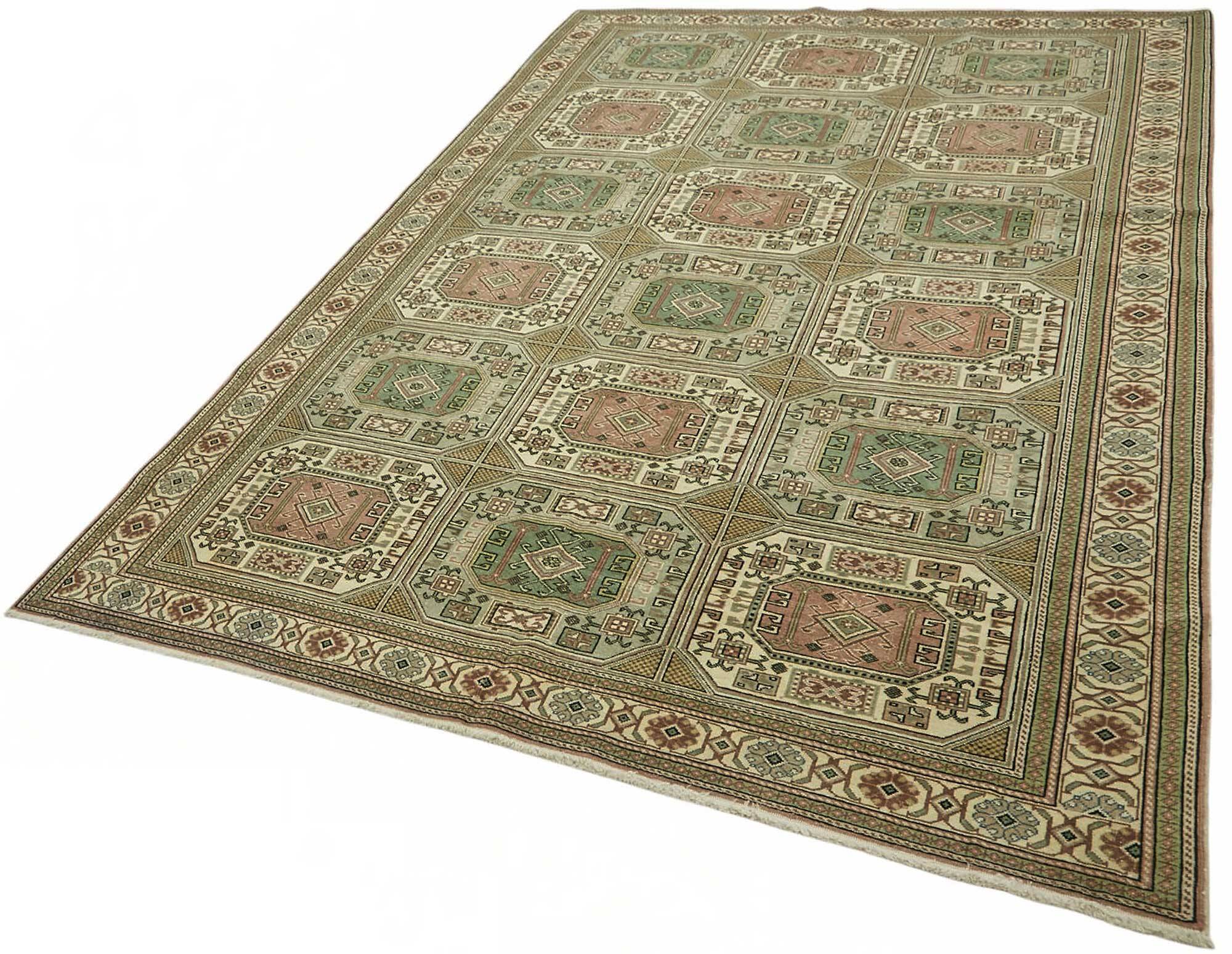 Turkish Wool Vintage Kayseri Rug 194 cm x 290 cm