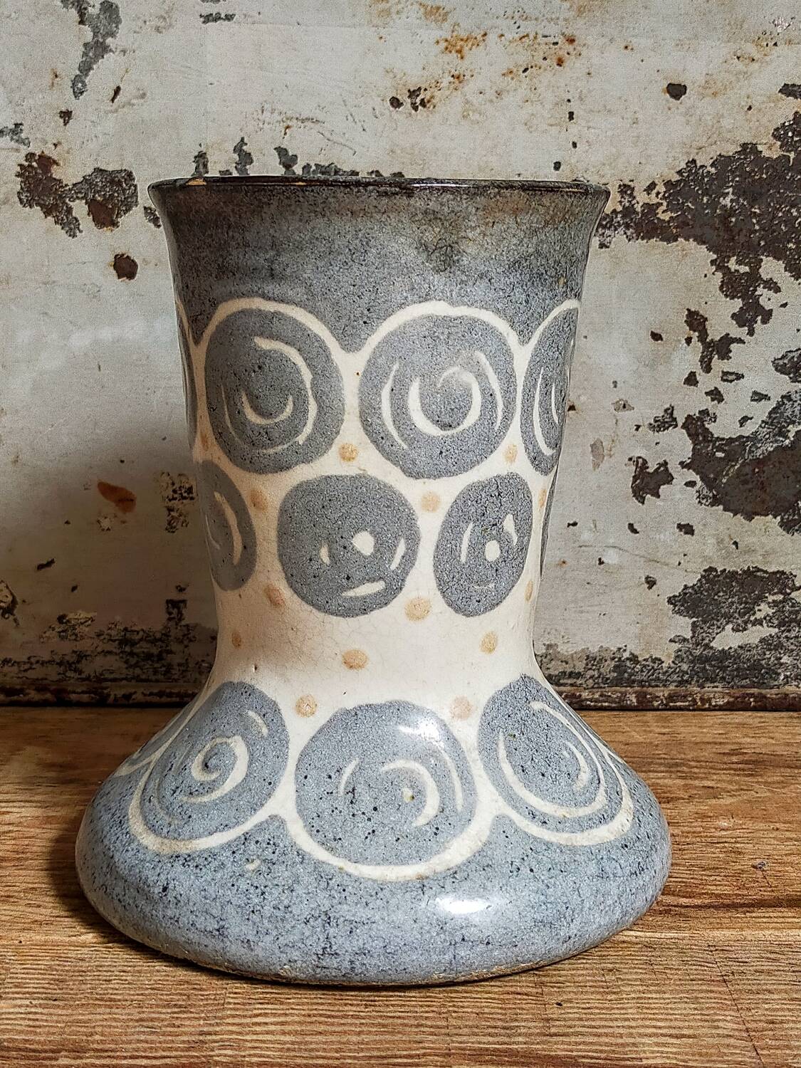 Elchinger fils Art Deco ceramic vase