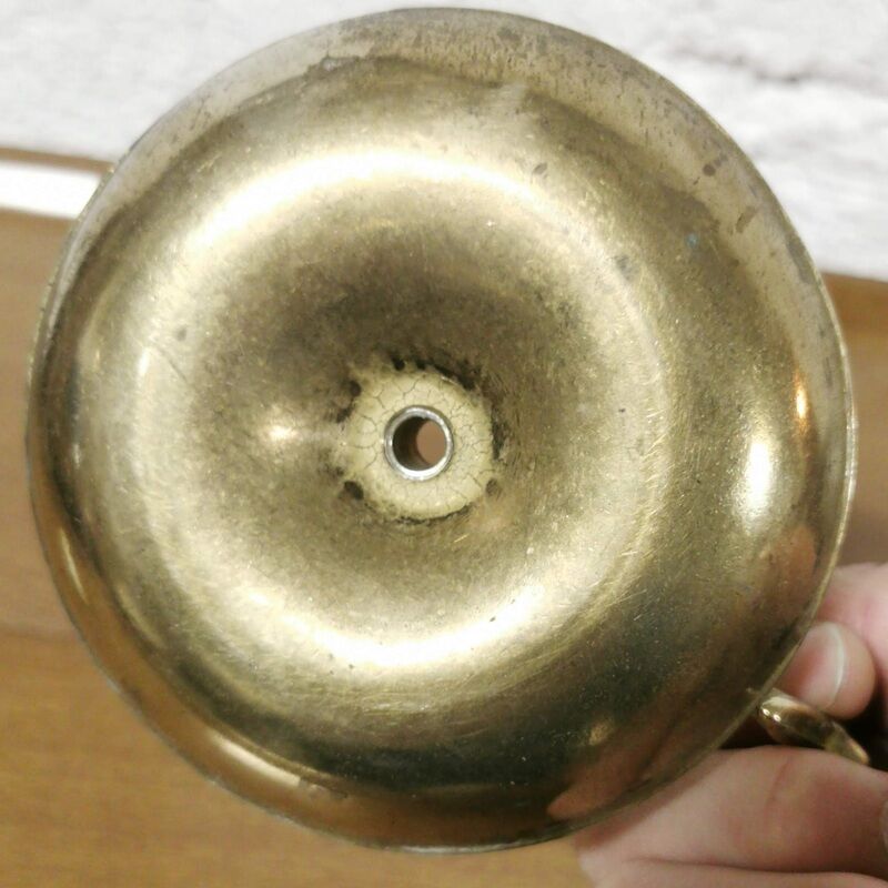 Brass poucier candle holder