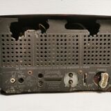 ancien Poste Radio TSF à lampes en Bakélite Sonora de 1946 ART Déco