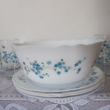 Service for 4 people forget-me-not arcopal