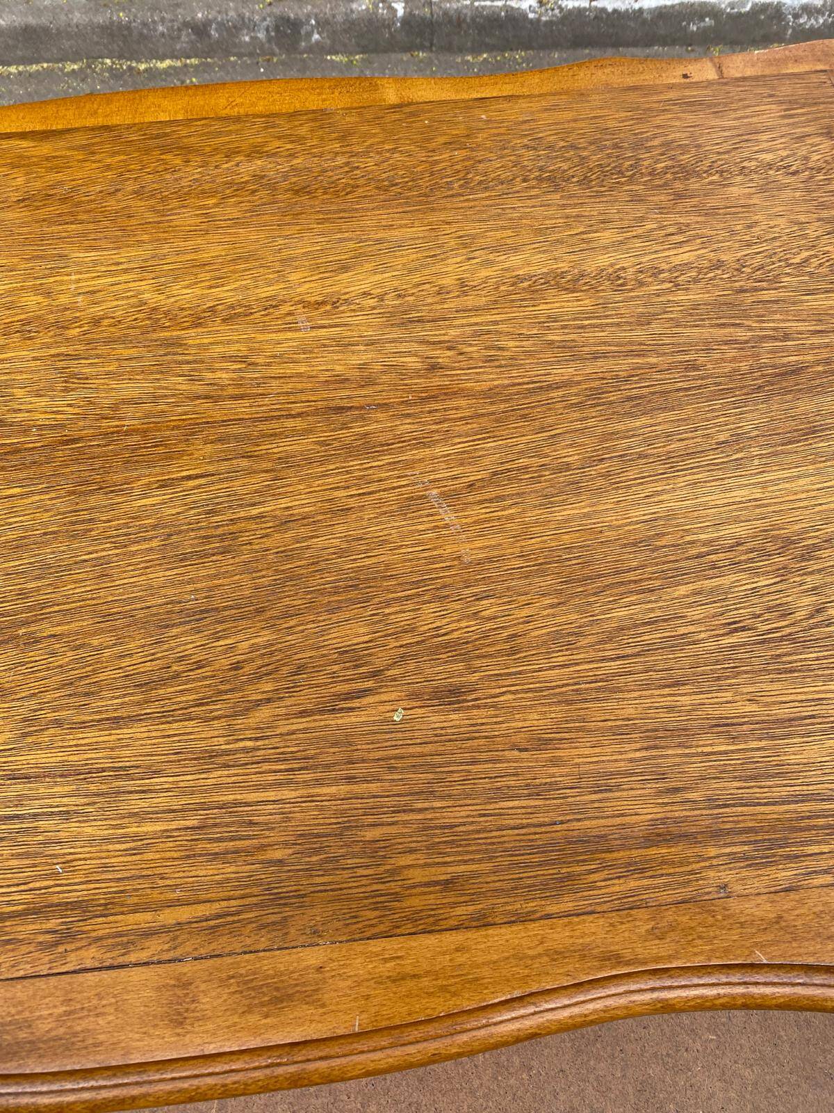 Louis XV style desk made of solid wood from the 1950s.