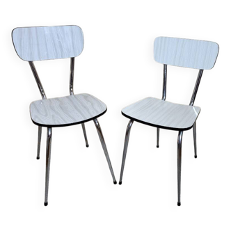 Set of 2 Formica chairs