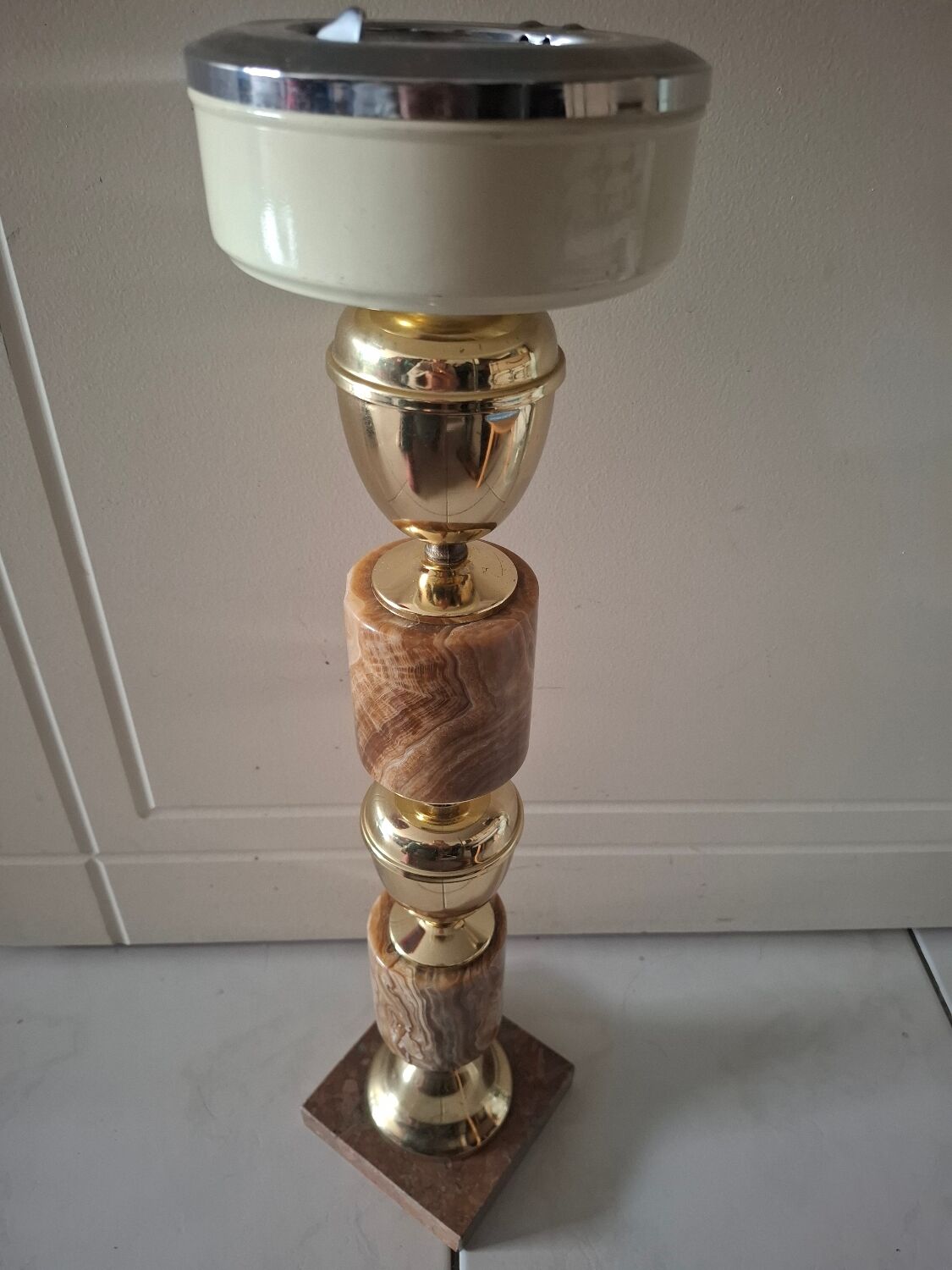 Vintage standing ashtray