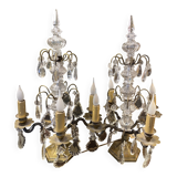Pair of 4-light candelabras