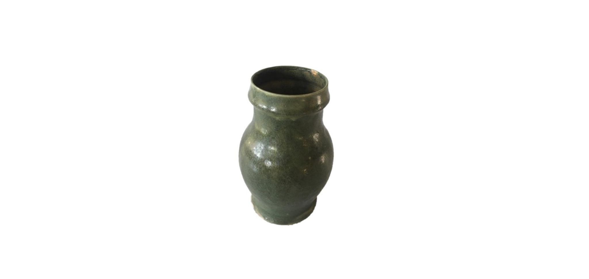 Khaki vase - Germany, 1960s