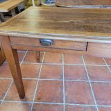 Antique oak farmhouse table