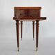 Bedside table in varnished wood veneer of the years 60
