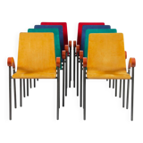 Set of 8 Pigalle chairs by Caramia for XO, 1990