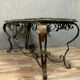 Table with a beautiful marble with green sea throat
