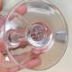 6 crystal champagne coupes Baccarat / Nancy