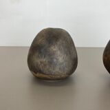 Set of 2 West German Ceramic Studio Vase Object by Helmut Schäffenacker, 1960s