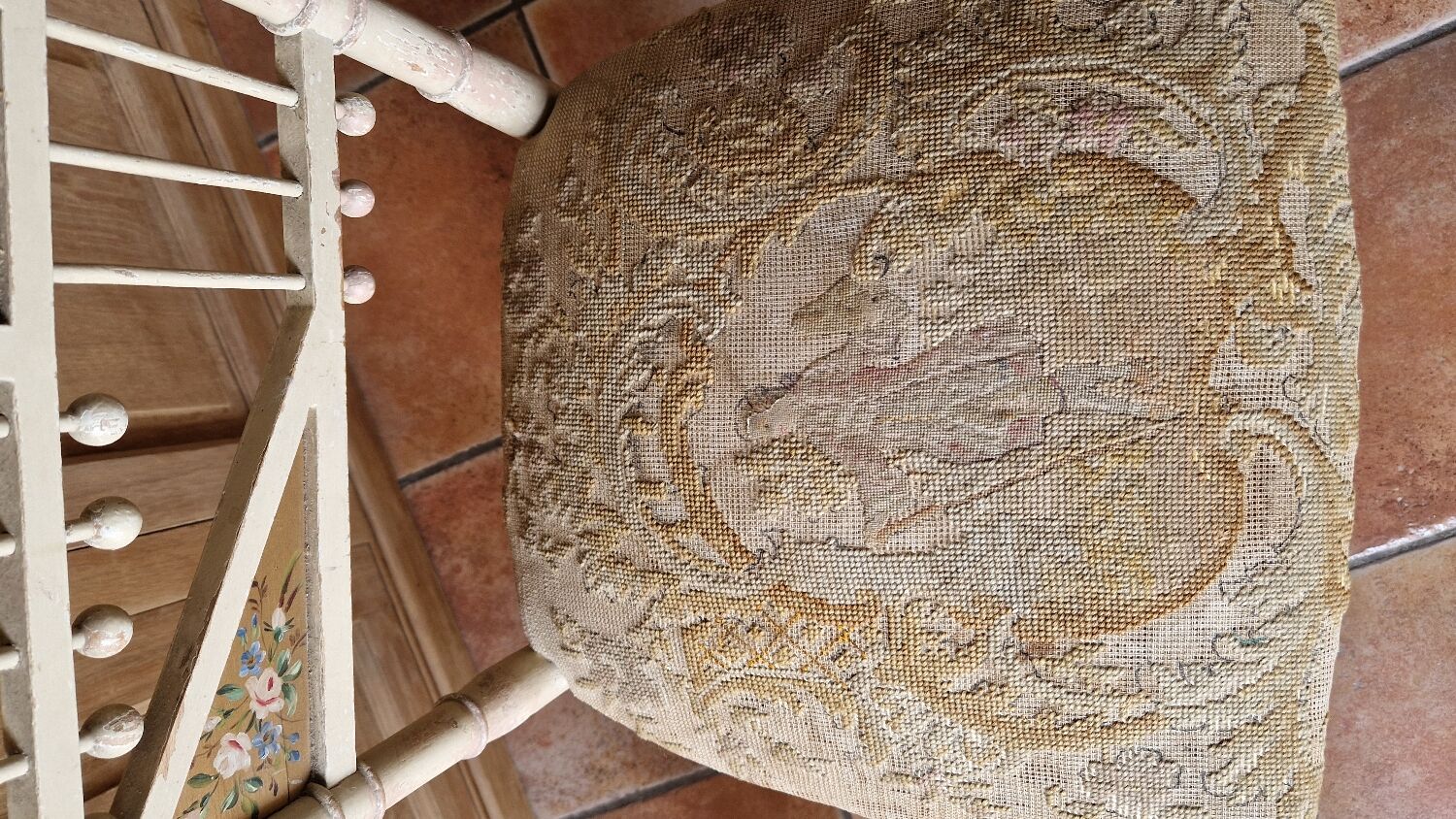 Pair of Louis XVI style living room chairs