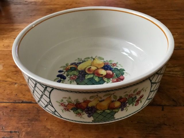 Vintage service Villeroy and Boch collection Basket - plates and salad bowl